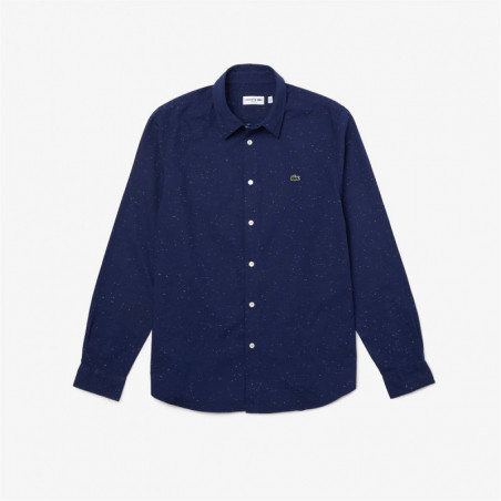 Chemise Slim Fit En Chambray De Coton Lacoste