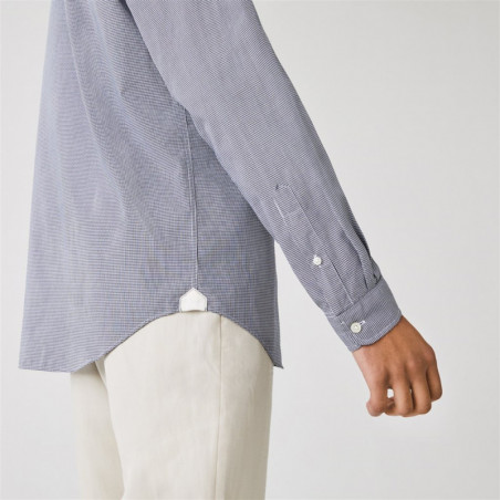 Chemise Regular Fit En Popeline De Coton à Carreaux