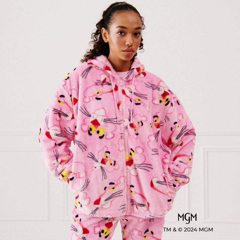 La Panthère Rose Veste Polaire Undiz Pyjama Polaire Enfant Pyjama