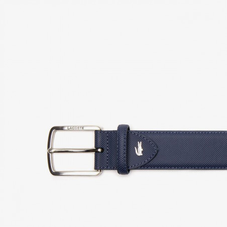 Ceinture En Toile Piquée à Boucle Gravée Lacoste
