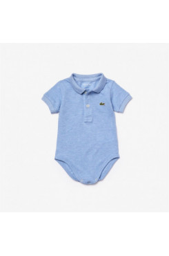 Body Bébé En Piqué De Coton Bio Avec Boîte En Carton Recyclé Lacoste