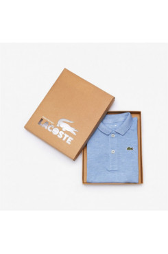 Body Bébé En Piqué De Coton Bio Avec Boîte En Carton Recyclé Lacoste